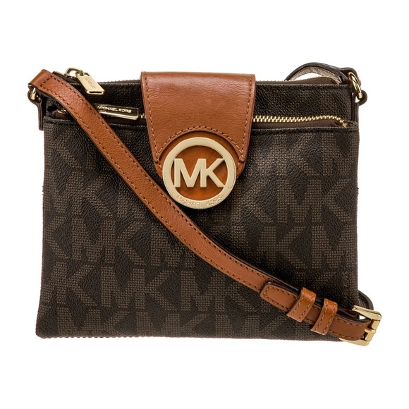 Michael Kors Tan and Black Logo Bag - Picture 1 of 10